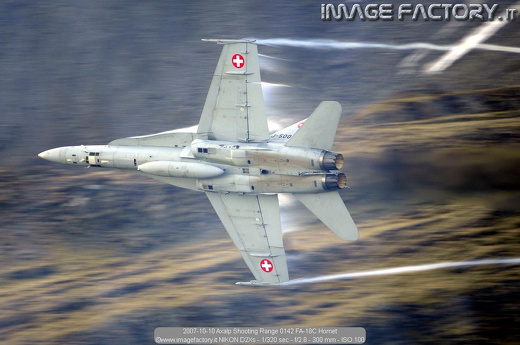 2007-10-10 Axalp Shooting Range 0142 FA-18C Hornet